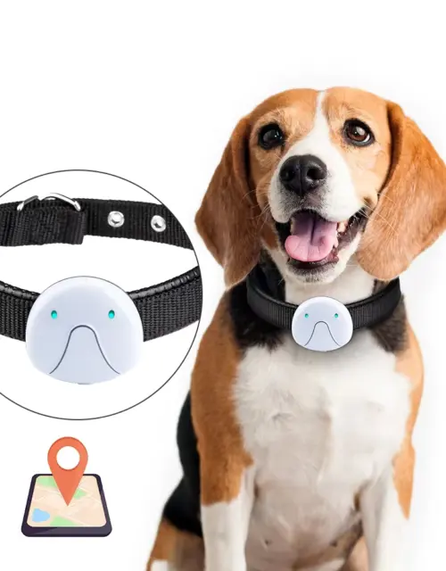 Smart Pet GPS Location Tracker WIFI Mini Waterproof Anti-lost Collar Tracker for Dog Cat Collar Water-resistant USB Charging