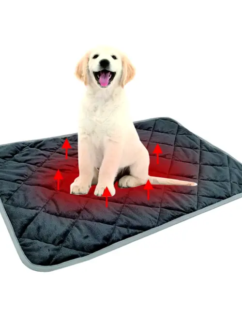 Washable Dog Pet Mat Winter Warming Cat Bed Pad Self-Warming Thermal Mat for Cats Dogs Car Seat Cover Anti-Slip bedding Pad 2024